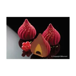 Moule Silicone 5 Sphères Torsadées Russian Tale 125ml Silikomart Professional