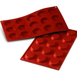 Moule Silicone 15 Tartelettes 4,5 cm x H 1 cm Silikomart