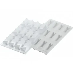 Moule Silicone 2 Étoiles Star Game 7,5 x 7,5 cm Silikomart Professional