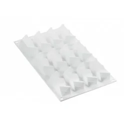 Moule Silicone 2 Étoiles Star Game 7,5 x 7,5 cm Silikomart Professional