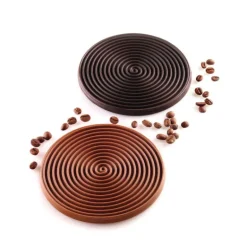 Moule Silicone 2 Tourbillons 100ml Grand Modèle Silikomart Professional