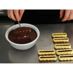 Moule Silicone Barre Snack 9 x 3 cm x H 1,9 cm (x15) Pavoni