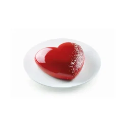 Moule Silicone Batticuore 20,5 x 19,8 cm Silikomart 3D Design
