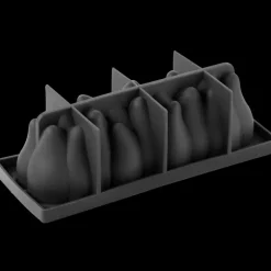 Moule Silicone Bûche Anémone 25 x 9 cm x H 8,5 cm Pavoni