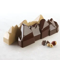 Moule Silicone Bûche Artic 25 x 9,2 x H 8,7 cm Silikomart