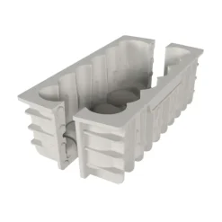 Moule Silicone Bûche Bougies 21,9 x 8,9 x H 7,6 cm Silikomart