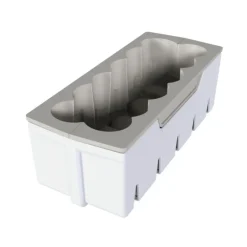 Moule Silicone Bûche Bougies 21,9 x 8,9 x H 7,6 cm Silikomart