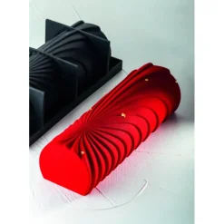 Moule Silicone Bûche Comète 25 x 8,8 cm x H 7,3 cm Pavoni