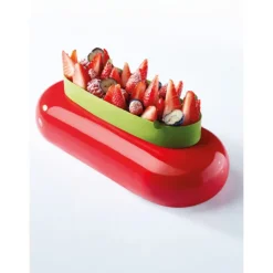 Moule Silicone Bûche Futura 23 x 10 cm x H 4,5 cm Pavoni