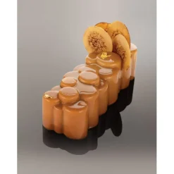 Moule Silicone Bûche Pièces 25 x 8 cm x H 7,7 cm Pavoni