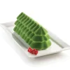 Moule Silicone Bûche Sapin 25 x 8,9 x H 8,7 cm Silikomart