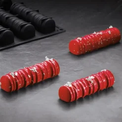 Moule Silicone Bûche Sequoia 12,4 x 3,5 x H 3 cm (x14) Pavoflex