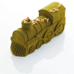 Moule Silicone Bûche Train 25 x 8,5 cm x H 10,6 cm Pavoni