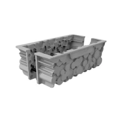 Moule Silicone Bûche Woody 22 x 9 cm Silikomart Professional