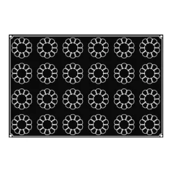Moule Silicone Briochette Ø 7,9 cm x H 3,7 cm (x24) Pavoflex