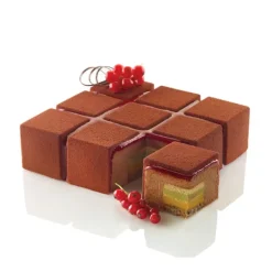 Moule Silicone Carré Cubik 17,2 cm Silikomart Professional