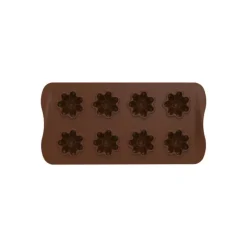 Moule Silicone Chocolat Fleurs (x8) Easy Choc Silikomart