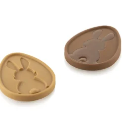 Moule Silicone Chocolat Tablette Œuf Lapin (x2) Easy Choc Silikomart