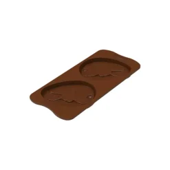 Moule Silicone Chocolat Tablette Œuf Lapin (x2) Easy Choc Silikomart