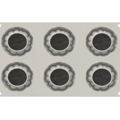 Moule Silicone Citrouille Delica Ø 6,7 x H 5 cm (x6) Silikomart