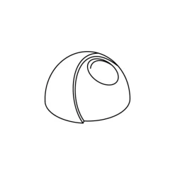 Moule Silicone Éclipse Ø 7,2 cm x H 4,1 cm (x24) Pavoflex