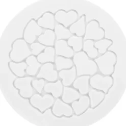 Moule Silicone Coeur ⌀ 18 x H 0,25 cm Silikomart