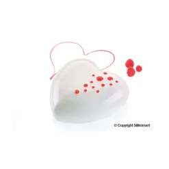 Moule silicone Coeur Bombé 170 mm Silikomart Professional