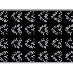 Moule Silicone Coeur Love 7,8 x 7,7 cm x H 3,4 cm (x24) Pavoflex