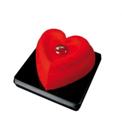 Moule Silicone Coeur Love 7,8 x 7,7 cm x H 3,4 cm (x24) Pavoflex