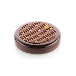 Moule Silicone Décor Alvéoles Ø 14 à 18 cm x H 0,35 cm (x2) Silikomart Professional