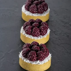 Moule Silicone Décor Mini Mûres Ø 6 cm x H 2,3 cm (x8) Pavoni