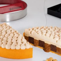 Moule Silicone Décor Noisettes Ø 18 cm x H 1,8 cm Pavoni