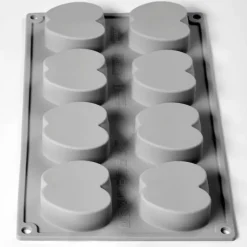 Moule Silicone Demi-Pomme 30 x 17.5 cm (x8) Pavoni