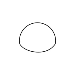 Moule Silicone Demi-sphère Ø 7 cm x H 4 cm (x24) Pavoflex