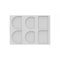 Moule Silicone Embout Bûche 3 Formats (x2) Silikomart