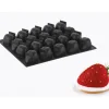 Moule Silicone Fraise 7,1 x 5,4 cm x H 4,6 cm (x20) Pavoflex