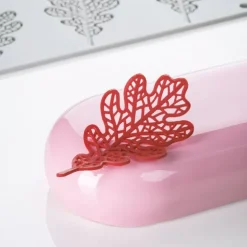 Moule Silicone Gourmand Feuille de Chêne 9,8 x 5,3 x H 0,2 cm (x8) Pavoni
