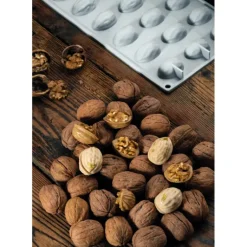 Moule Silicone Gourmand Noix 3,8 x 2,8 x H 1,6 cm (x18) Pavoni