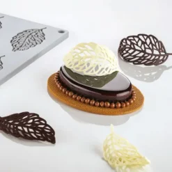 Moule Silicone Gourmand Plume 8,4 x 3,8 x H 0,2 cm (x10) Pavoni