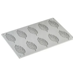 Moule Silicone Gourmand Plume 8,4 x 3,8 x H 0,2 cm (x10) Pavoni