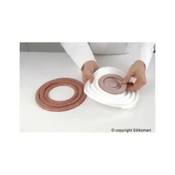 Moule Silicone Insert 12 Cercles Ø 26 cm Silikomart Professional