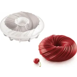 Moule Silicone Intreccio Ø 18 cm x H 6 cm Silikomart Professional