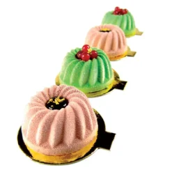 Moule Silicone Kouglof Ø 7 cm x H 3,3 cm (x24) Pavoflex