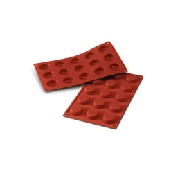 Moule Silicone Millassons 4 cm x H 1,3 cm (x15) Silikomart
