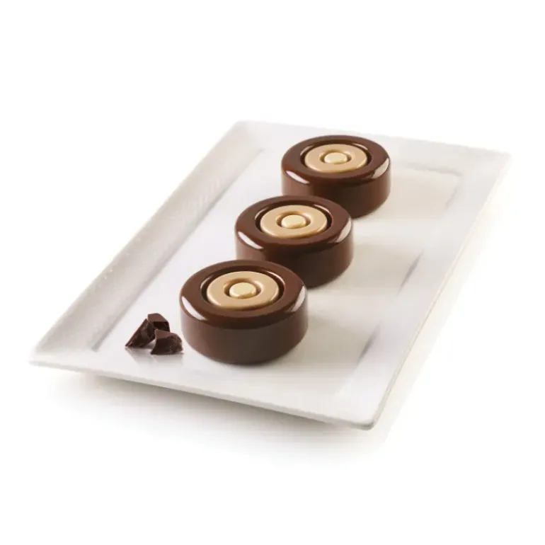 Moule Silicone Mini Color Ø 7,3 x H 3 cm (x6) Silikomart