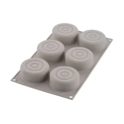 Moule Silicone Mini Color Ø 7,3 x H 3 cm (x6) Silikomart