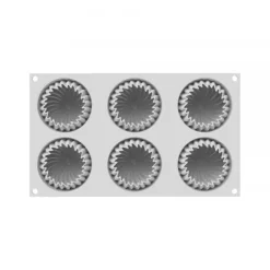 Moule Silicone Mini Wave Ø 7,3 x H 4,1 cm Silikomart