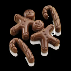 Moule Silicone Mr Ginger 2,8 x H 3 cm Easy Choc (x15) Silikomart