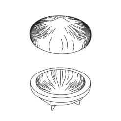 Moule Silicone Noisette 1155 ml Cédric Grolet Pavoni