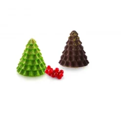 Moule Silicone Sapin Magique Ø 6,7 x H 7,4 cm (x6) Silikomart
